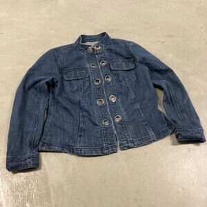 y2k Avant guard denim jacket